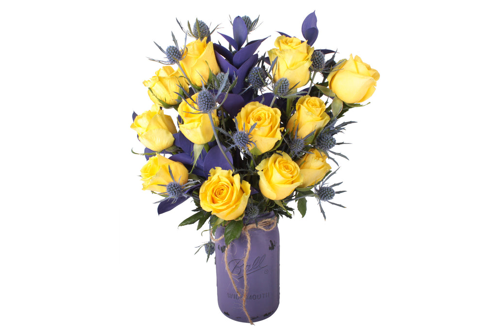 Sunshine Blue Beauty (vase included)
